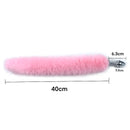 the FOXTAIL - Mini Fox Anal Plug Cute Tail Anal Toys for Beginner Stainless Steel Anal Plug BDSM Game Cosplay Sex Toys for Woman Couple Men