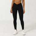 the CRISS CROSS LEGGINGS - Sport Fitness High Waist Tights Elastic Sexy Yoga Pants Training Running Gym Quick Dry Breathable Leggings