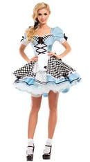 the WONDERLAND ALICE - Alice in Wonderland Costume Adults Cosplay Halloween Carnival Party Fancy Dress Up