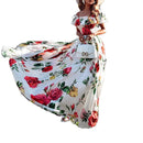 the ENGLISH GARDEN - Women's Summer New Fashion Shoulder Printed Holiday Dress