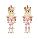 the NUTCRACKER - Christmas Nutcracker Earrings Shiny Rhinestone Nutcracker Soldier Earrings Perfect Festival Party Gifts