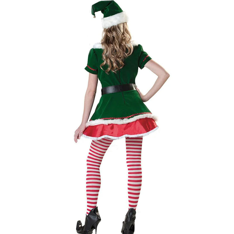 the ELF COLLECTION - Deluxe Adult Christmas Santa Claus Costume