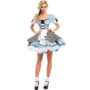 the WONDERLAND ALICE - Alice in Wonderland Costume Adults Cosplay Halloween Carnival Party Fancy Dress Up