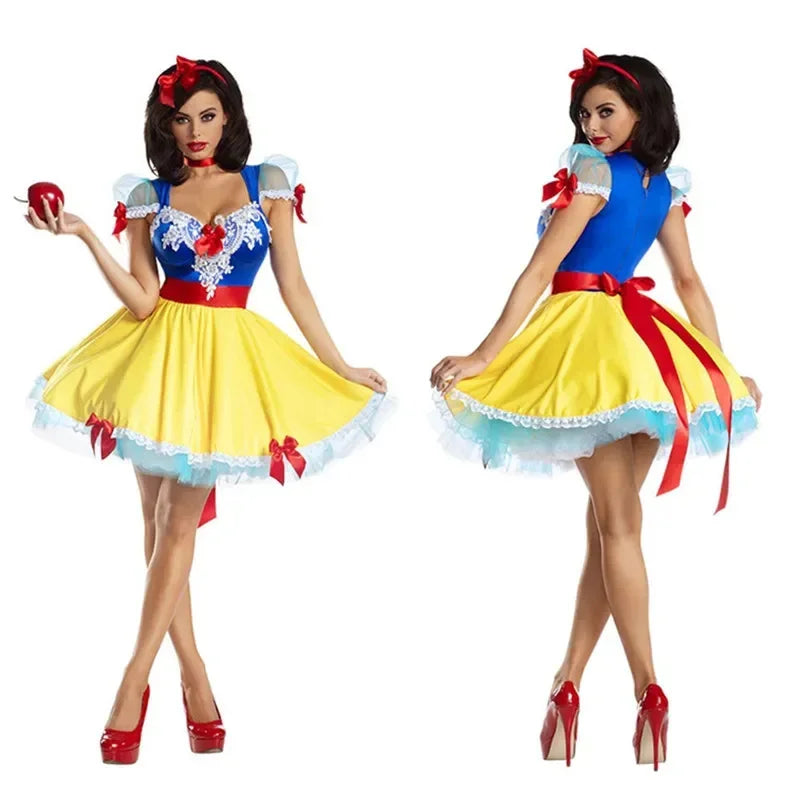 the SEXY SNOW WHITE - Sexy Adult Anime Snow White Princess Party Dress