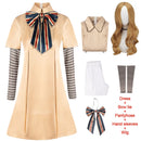 the MEGAN - Cosplay Dress AI Doll Robot Megan Dress Uniform Adult Halloween Costume