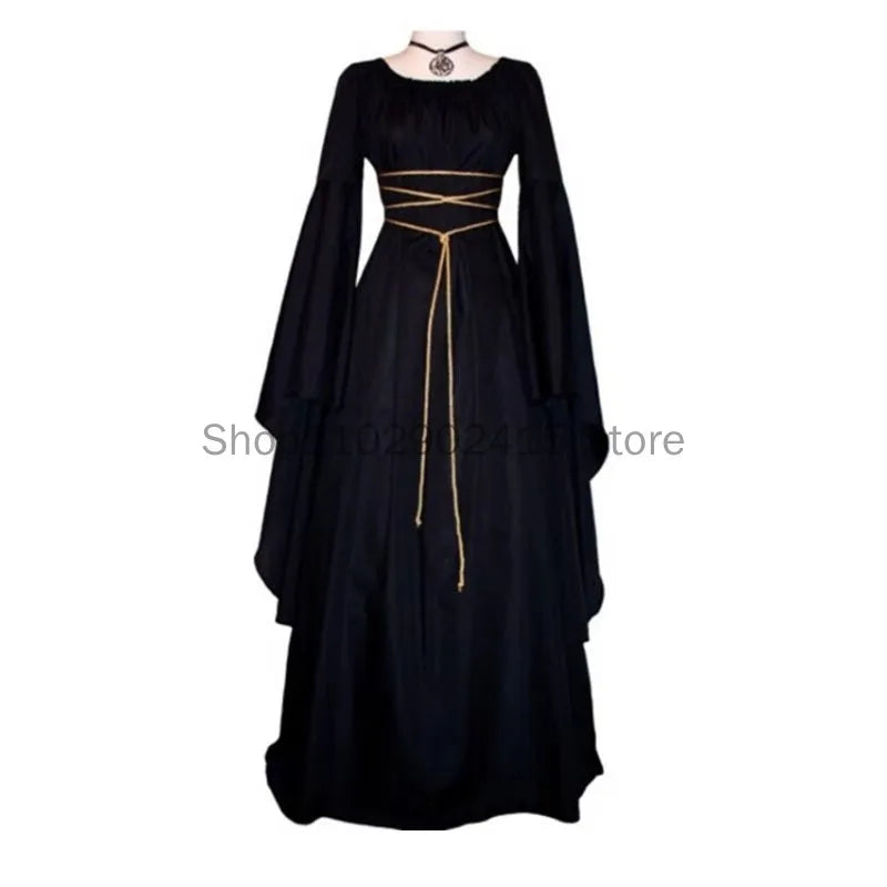 the MEDIEVAL WITCH - Witch Dress for Women Cosplay Vampire Bride