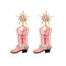 the MERRIMENT COLLECTION - Sweet Christmas Gingerbread Man Earrings New Year Gifts