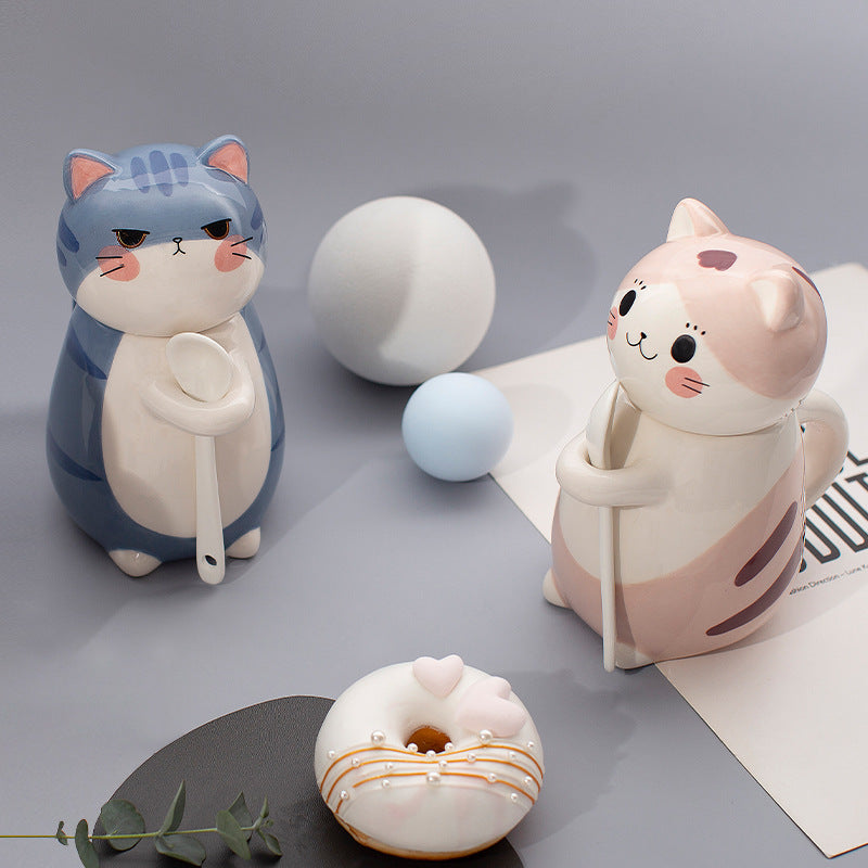 the CERAMIC CAT - 12 Styles Cute Cat Ceramic Mug