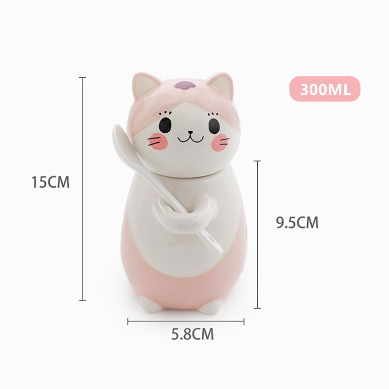 the CERAMIC CAT - 12 Styles Cute Cat Ceramic Mug