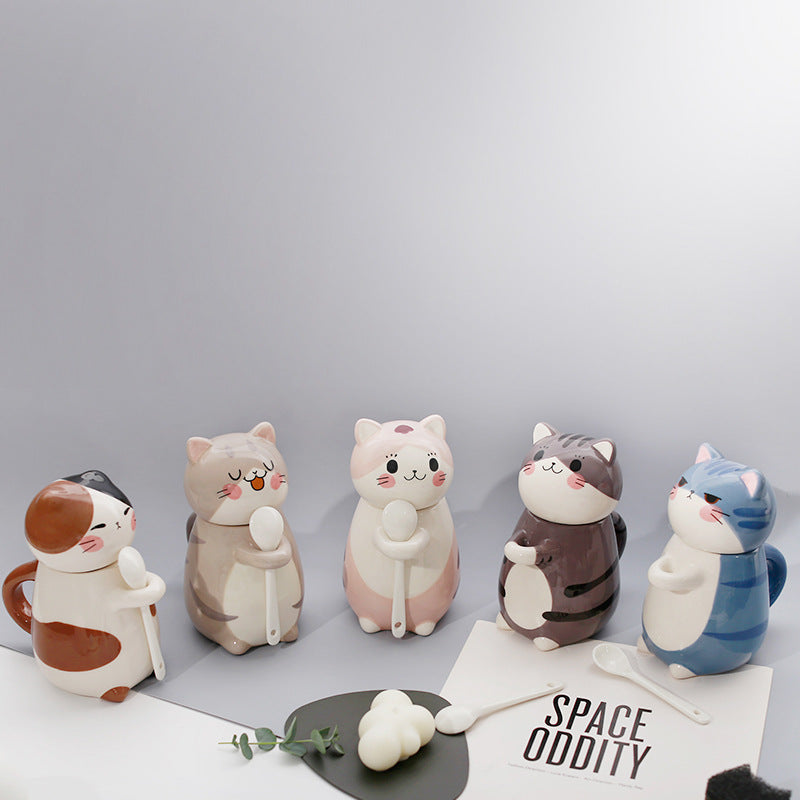 the CERAMIC CAT - 12 Styles Cute Cat Ceramic Mug