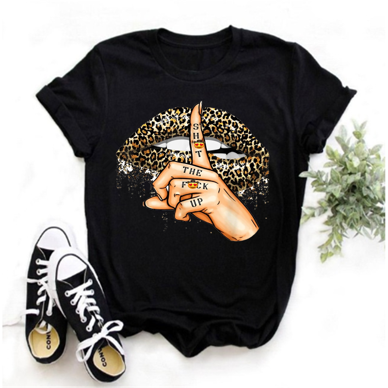 the KISSABLE LIPS - Women's Printed Sexy T-Shirt