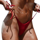 the UNTIE ME - Women Solid Low Waist Swimwear