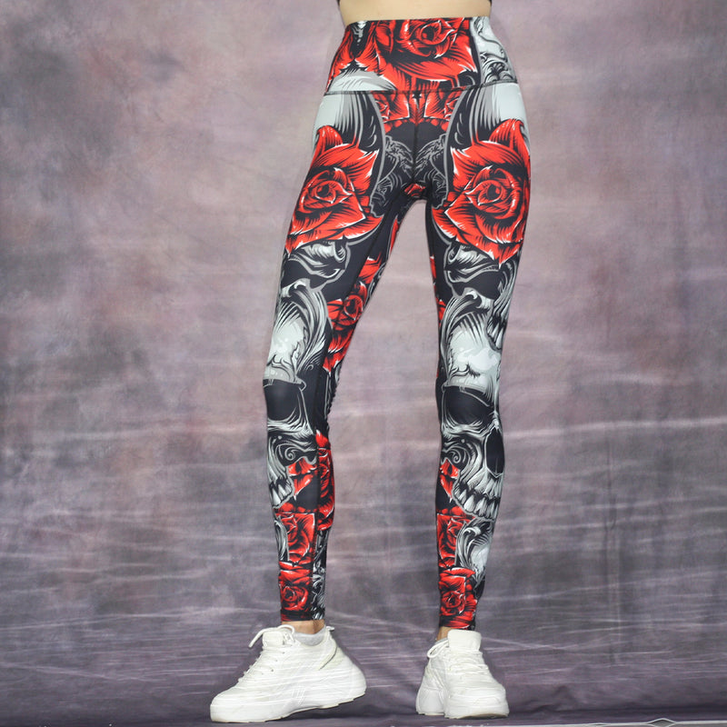 the LOTUS - Printed Yoga Women Pants