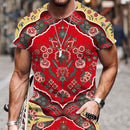 the TRIBAL TAPESTRY - Men Summer Tribal Pattern Casual 3D T-Shirt