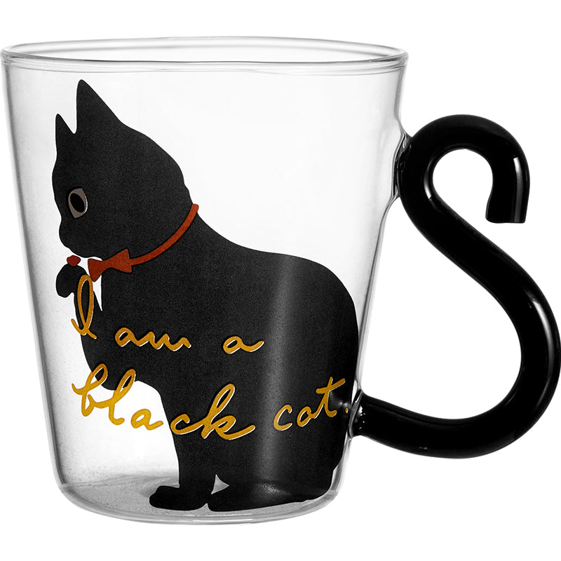 the KITTY KAT - 250ml Cute Cat Glass Juice Coffee Cup