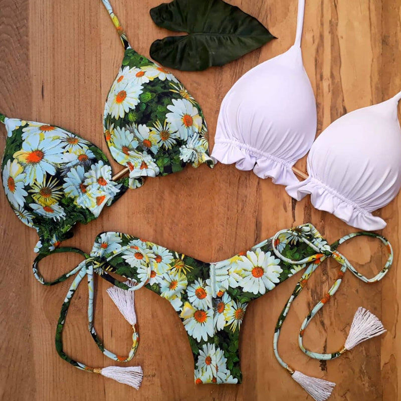 the TRINITY - 3-Piece Bikini Women Beach Swimwear