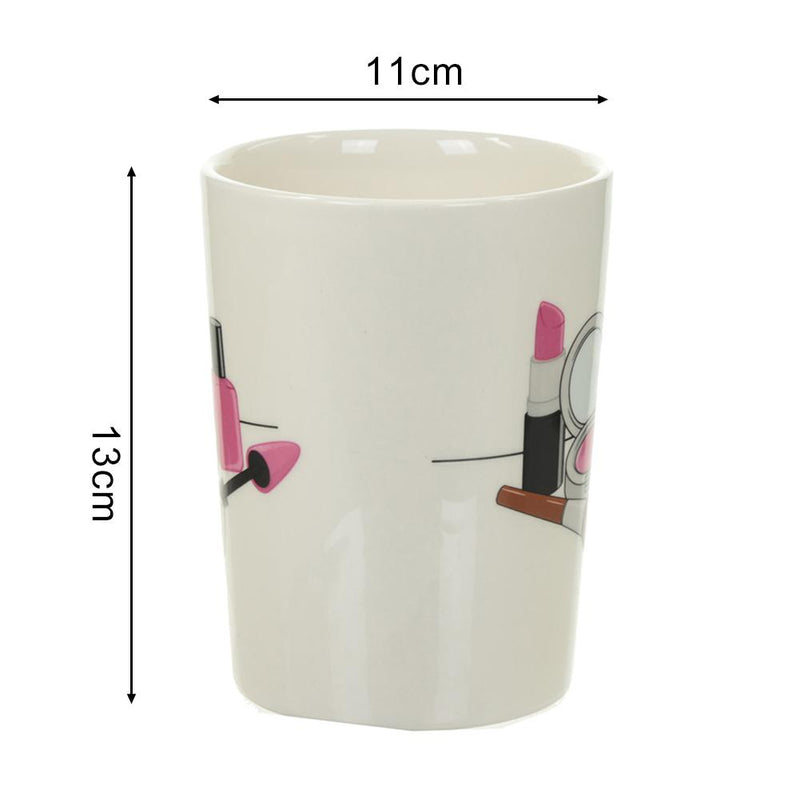 the LIPSTICK JUNGLE - 300ml Creative Ring Handle Ceramic Mug