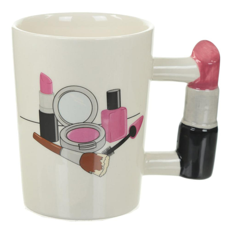 the LIPSTICK JUNGLE - 300ml Creative Ring Handle Ceramic Mug