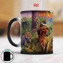 the MAGIC DINO - 350ml Dinosaur Color Changed Mug