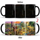 the MAGIC DINO - 350ml Dinosaur Color Changed Mug