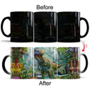 the MAGIC DINO - 350ml Dinosaur Color Changed Mug