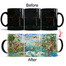 the MAGIC DINO - 350ml Dinosaur Color Changed Mug