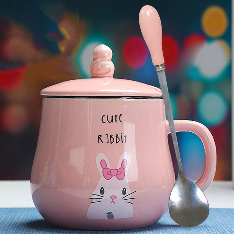 the CUTESY CUP - 360ml Cute Cartoon Cat Coffee Mug