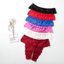 the INVITATION - 6 Colors Plus Size Open Crotch Panties For Sex
