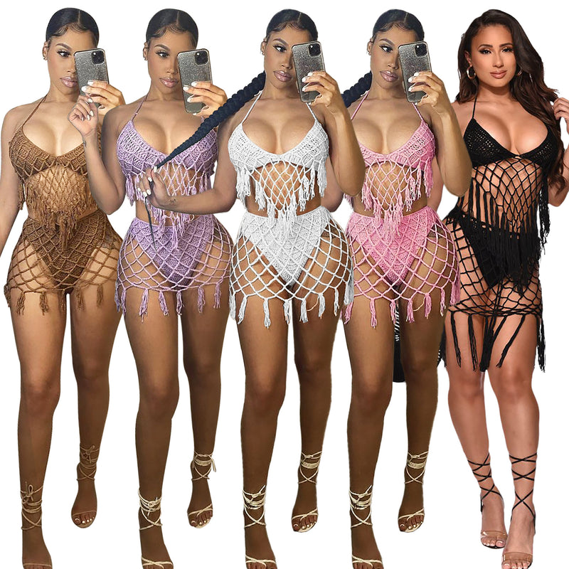 the FRINGED KITTY- Beach Sexy Bikini Women Swimwear