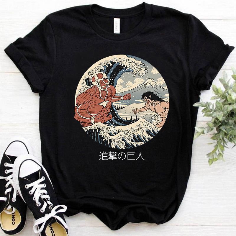 the ANIME II - Women Funny Cartoon T-Shirt