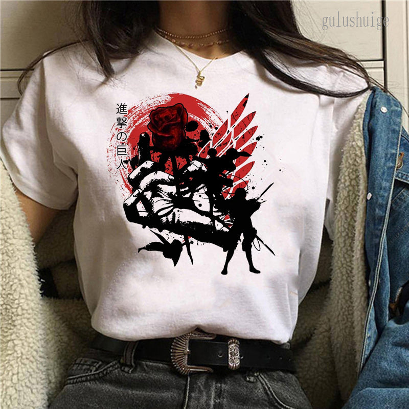 the ANIME II - Women Funny Cartoon T-Shirt