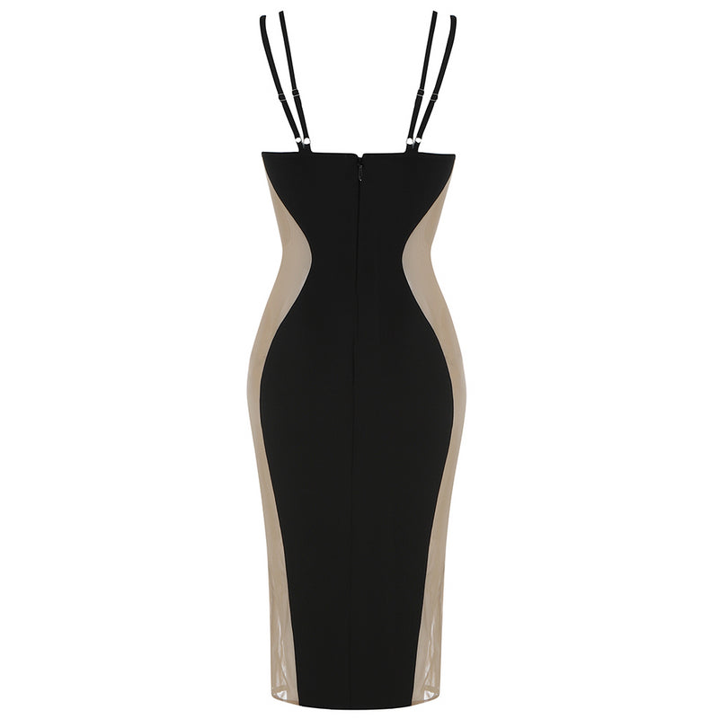 the ELISE Dress - Black Bandage Dress Bodycon