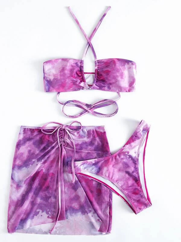 the TO DYE FOR - Women Print Swimwear Set