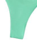 the BULLION - Solid Color Shiny Sexy Bikini Swimwear