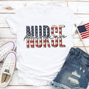 the AMERICAN - Made in America Casual Women Clothing Print T-Shirt