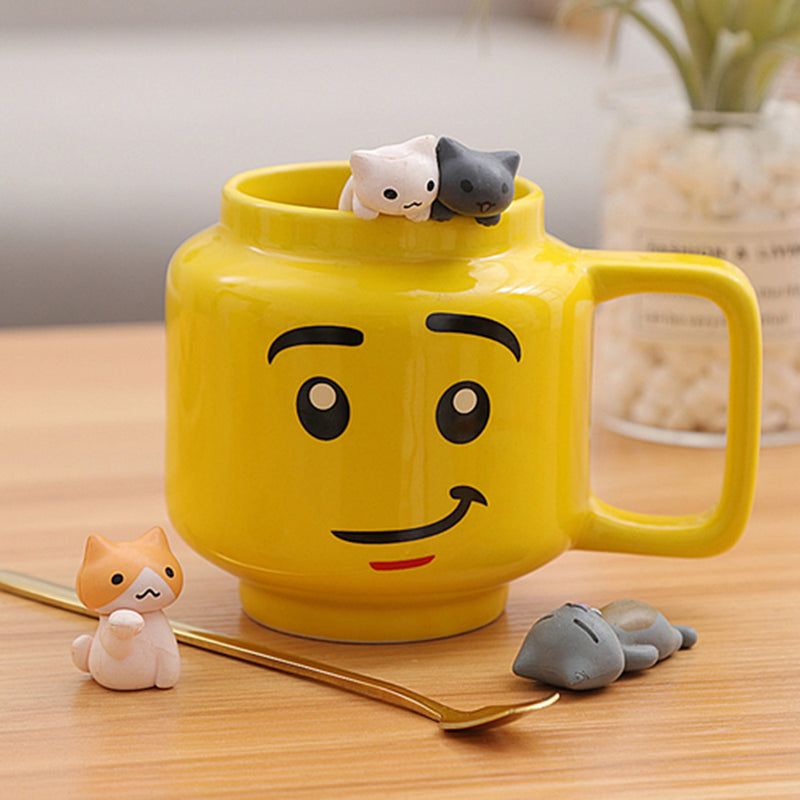 Ceramic Mug Smile Cup Coffee