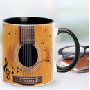 the GUITAR SOLO - Classical Guitar Cello Mug 11oz Ceramic Coffee Mugs