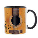 the GUITAR SOLO - Classical Guitar Cello Mug 11oz Ceramic Coffee Mugs