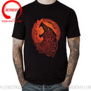 the NORSE WOLF - Cool Vikings the Wolf of Norse Print T-Shirt