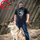 the NORSE WOLF - Cool Vikings the Wolf of Norse Print T-Shirt