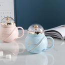 the ASTRONAUT - Cute Astronaut Planet Ceramic Cup