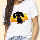 the DAWG - Women Cute Dachshund Printed T-Shirt