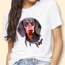 the DAWG - Women Cute Dachshund Printed T-Shirt