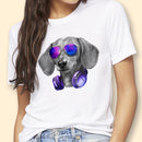 the DAWG - Women Cute Dachshund Printed T-Shirt