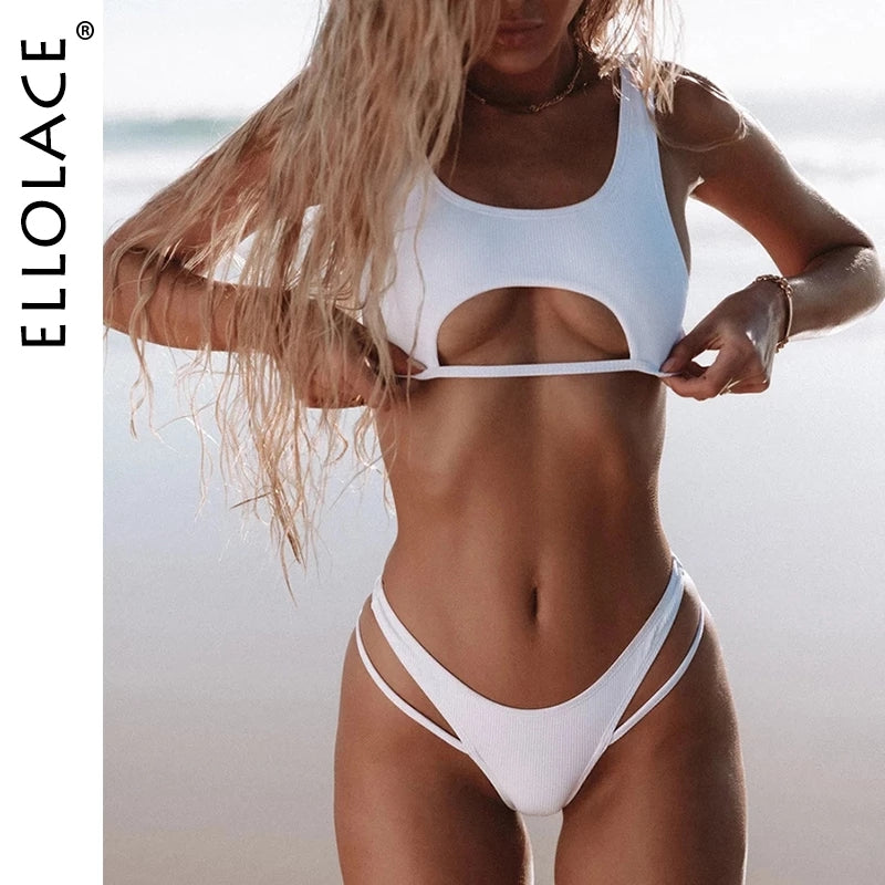 the EPITOME - Sexy Bikini Hollow Out Swimsuit