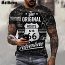 the ROADSTER - Men Fashion 66 American Road T-Shirt