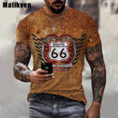 the ROADSTER - Men Fashion 66 American Road T-Shirt
