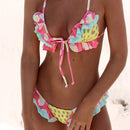 the BABYDOLL - Floral Bikini Brazilian Swimsuit for Women
