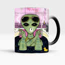 the ALIEN MAGIC - Lid Spoon Color Changed Ceramic Tea Mug