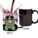 the ALIEN MAGIC - Lid Spoon Color Changed Ceramic Tea Mug
